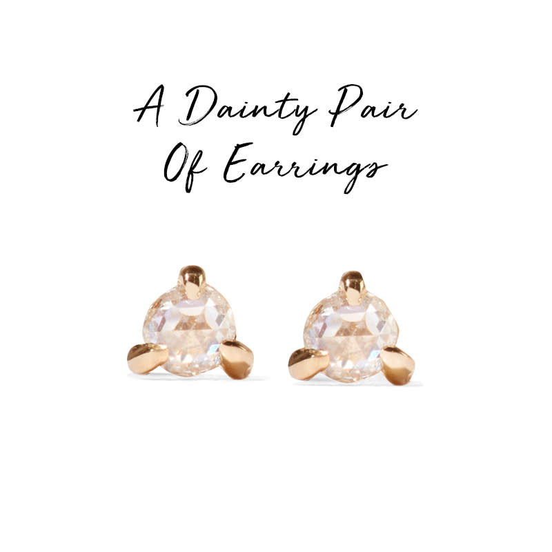 <a rel="nofollow noopener" href="http://rstyle.me/n/b3n4bhjduw" target="_blank" data-ylk="slk:Sleeping Beauty 14-karat Gold Diamond Earrings, Catbird, $260Dainty diamond studs quietly upgrade any ensemble.;elm:context_link;itc:0;sec:content-canvas" class="link ">Sleeping Beauty 14-karat Gold Diamond Earrings, Catbird, $260<p><span>Dainty diamond studs quietly upgrade any ensemble.</span></p> </a><ul> <strong>Related Articles</strong> <li><a rel="nofollow noopener" href="http://thezoereport.com/fashion/style-tips/box-of-style-ways-to-wear-cape-trend/?utm_source=yahoo&utm_medium=syndication" target="_blank" data-ylk="slk:The Key Styling Piece Your Wardrobe Needs;elm:context_link;itc:0;sec:content-canvas" class="link ">The Key Styling Piece Your Wardrobe Needs</a></li><li><a rel="nofollow noopener" href="http://thezoereport.com/fashion/celebrity-style/rosie-huntington-whiteley-denim-shirt-leather-jacket/?utm_source=yahoo&utm_medium=syndication" target="_blank" data-ylk="slk:Rosie Huntington-Whiteley's Styling Trick Makes Layering Super Easy;elm:context_link;itc:0;sec:content-canvas" class="link ">Rosie Huntington-Whiteley's Styling Trick Makes Layering Super Easy</a></li><li><a rel="nofollow noopener" href="http://thezoereport.com/entertainment/celebrities/kim-kardashian-birthday-video/?utm_source=yahoo&utm_medium=syndication" target="_blank" data-ylk="slk:Kanye's Birthday Video To Kim Is The Cutest Thing We've Ever Seen;elm:context_link;itc:0;sec:content-canvas" class="link ">Kanye's Birthday Video To Kim Is The Cutest Thing We've Ever Seen</a></li></ul>