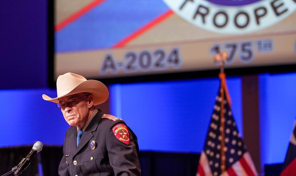 Texas Department of Public Safety Officer Steve McCraw announced his retirement Friday during a DPS officer graduation ceremony in Austin.