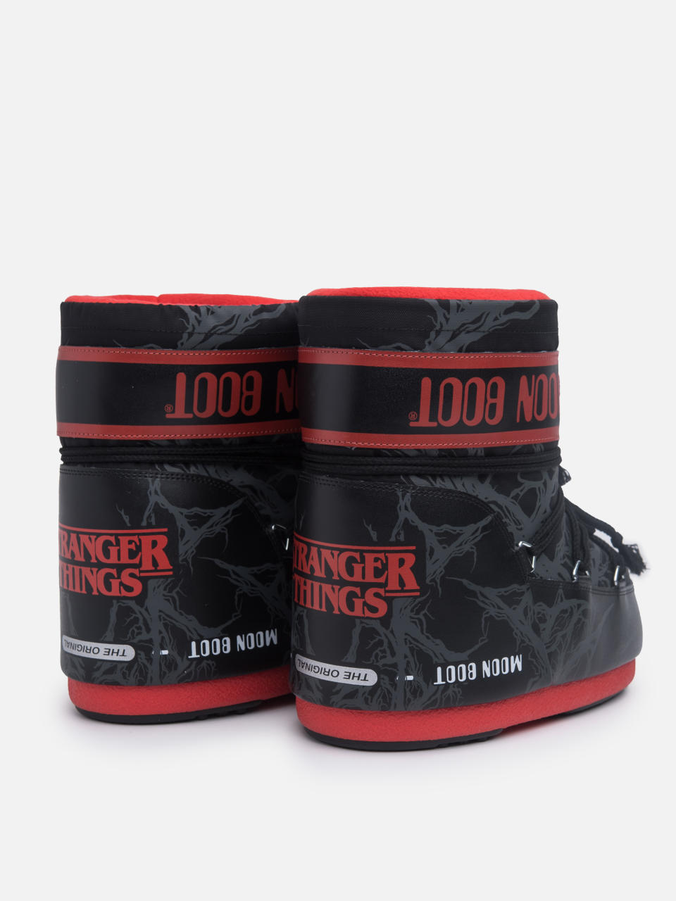 The Moon Boot x Stranger Things capsule collection.