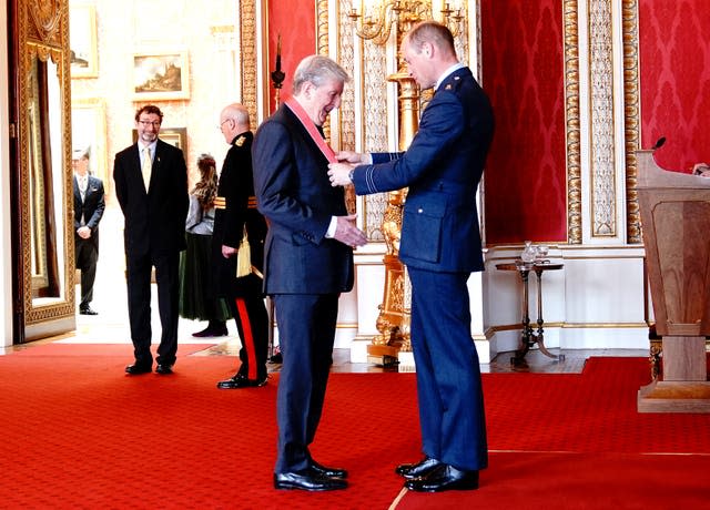 Roy Hodgson with William