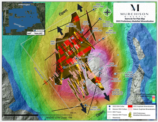 Murchison Minerals Ltd., Sunday, October 16, 2022, Press release picture