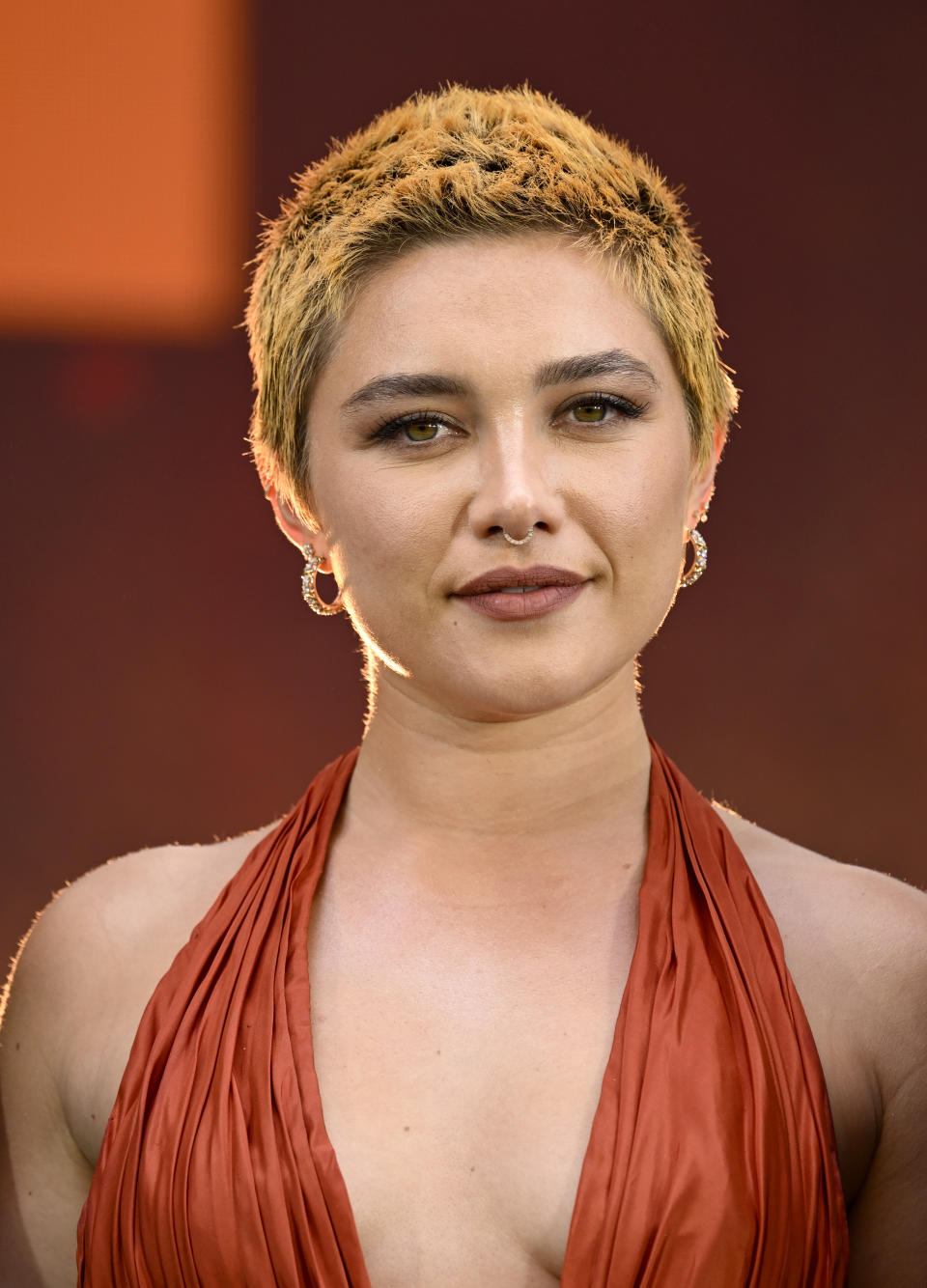 Florence Pugh promoting Oppenheimer