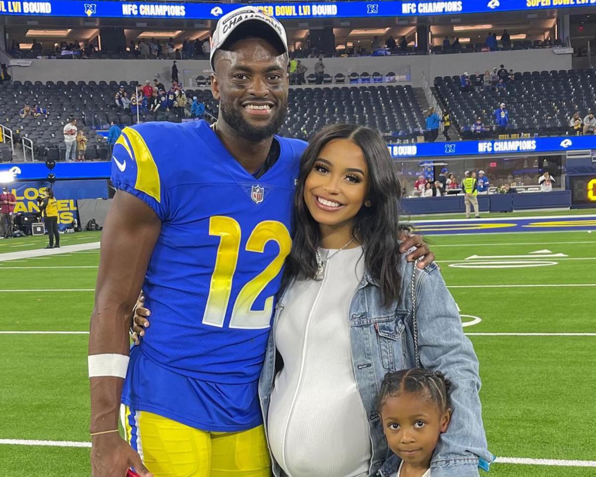 Rams' Van Jefferson Names His Super Bowl Baby 'Champ'