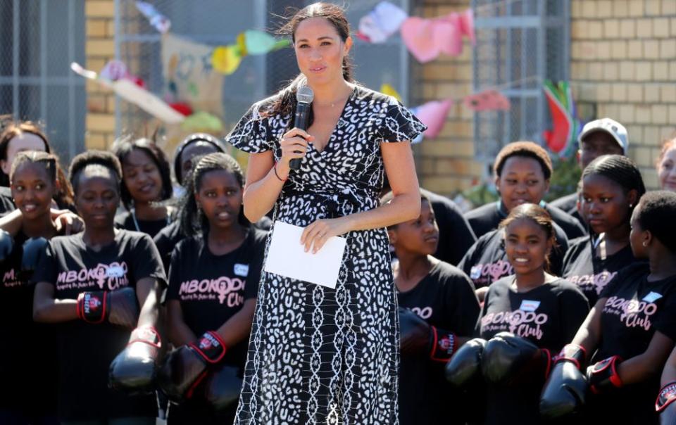 Meghan Markle in Cape Town during the royal tour of South Africa on Sept. 23, 2019. | Chris Jackson/Getty Images