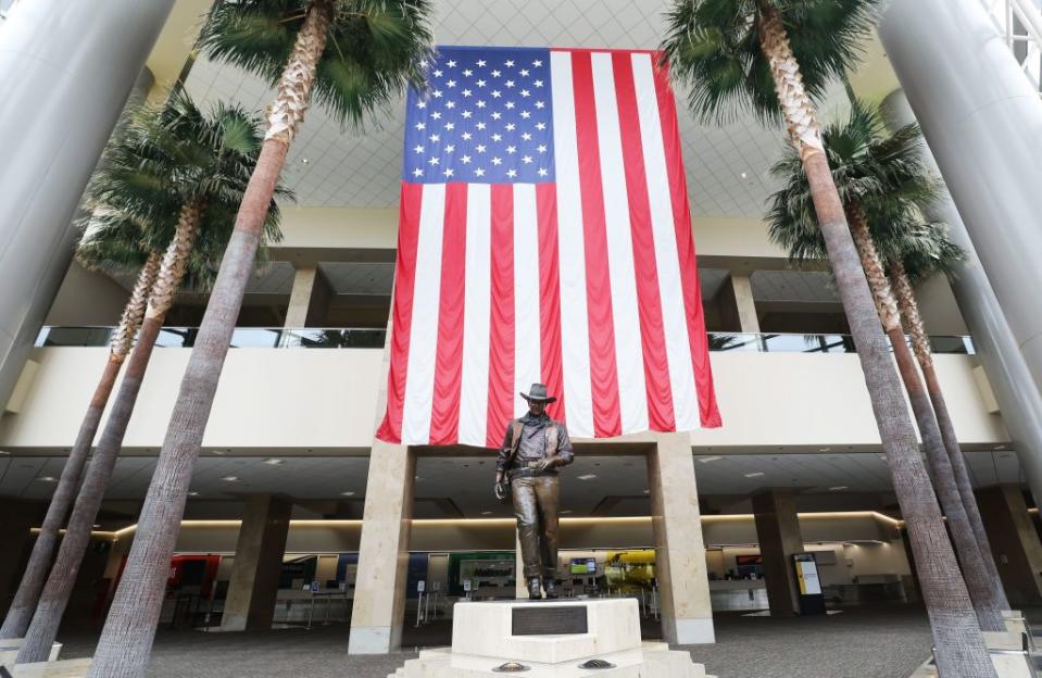 John Wayne statue