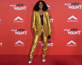 FILE - This Jan. 28, 2019 file photo shows Kelly Rowland at the premiere of "What Men Want" in Los Angeles. Rowland says her new single “Coffee” and its accompanying music video is her “ode to the beauty of black women.” She debuted the breezy R&B track and video featuring black women across a spectrum of shades and colors two weeks ago. (Photo by Richard Shotwell/Invision/AP, File)