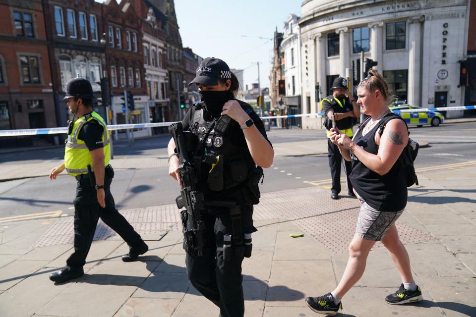 Police have put in place multiple road closures in the city as officers deal with the ongoing serious incident (PA)