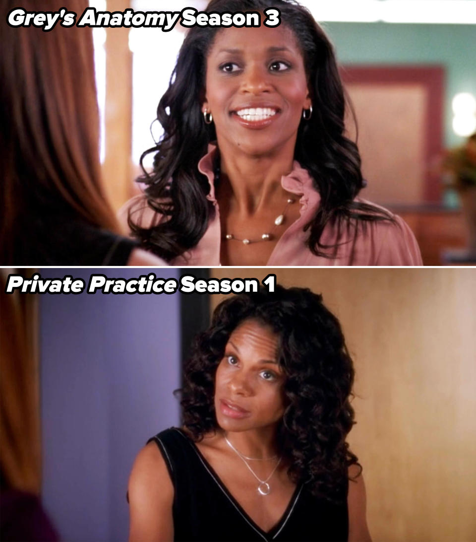 Merrin Dungey as Naomi vs Audra McDonald as Naomi in Private Practice