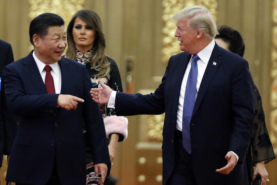 President Donald Trump and China’s President Xi Jinping (Thomas Peter/Pool Photo via AP, File)