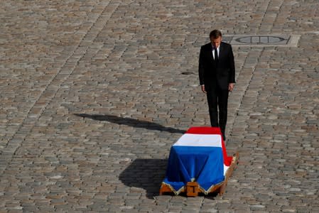 Mourning to late French President Jacques Chirac in Paris