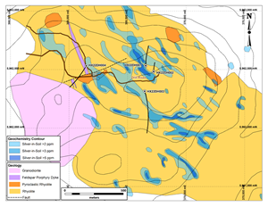 Holy Cross Drilling on Silver-in-Soil Geochemistry and Geology