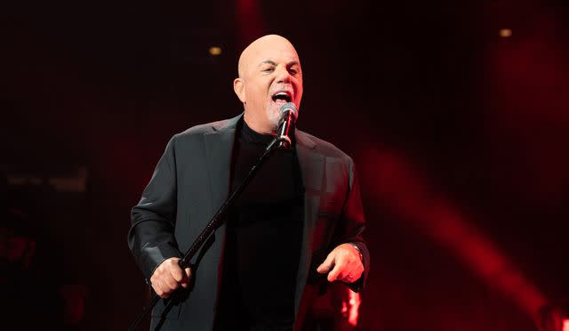 <p>Myrna M. Suarez/Getty</p> Billy Joel performs at Madison Square Garden in New York City in October 2023