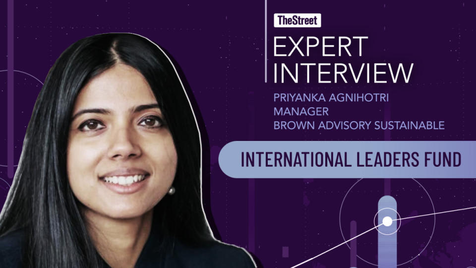Priyanka Agnihotri, manager of the Brown Advisory Sustainable International Leaders Fund<p>Brown Advisory/TheStreet</p>