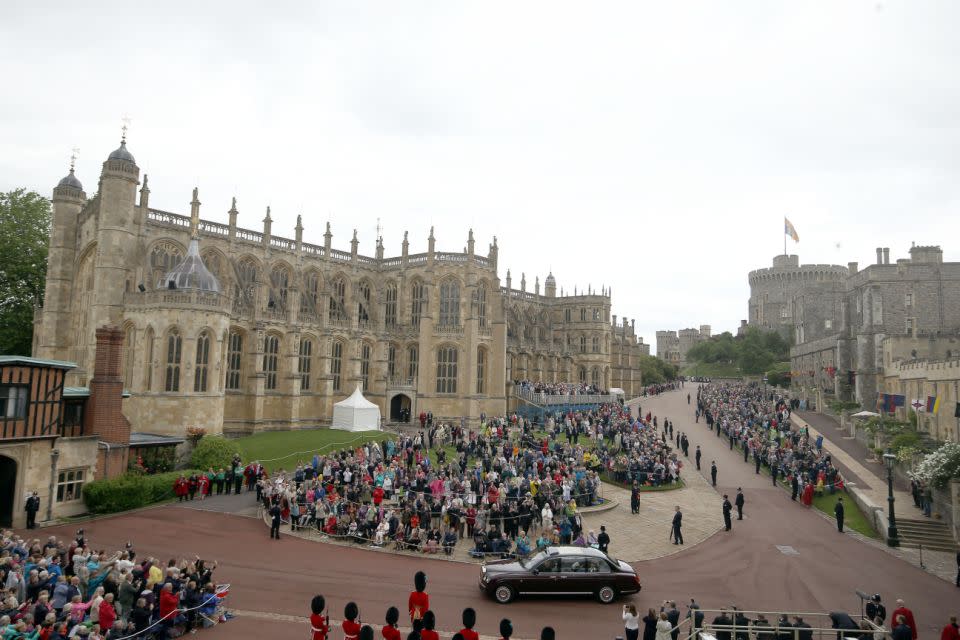 The Queen was seen arriving at the annual Order of The Garter Service in June. Photo: Getty