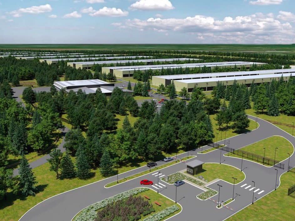 Apple data center plan