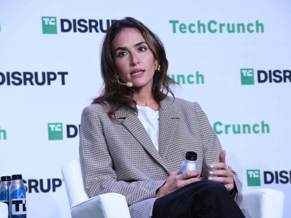 Collaborative Fund partner Sophie Bakalar speaks onstage during TechCrunch Disrupt 2023 at Moscone Center on September 19, 2023 in San Francisco, California.