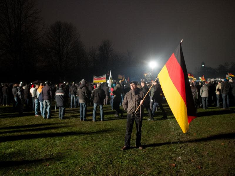 Treibt die Pegida-Demonstranten ein Unbehagen über etwas an, das sich tatsächlich abzeichnet? (Bild: dpa)