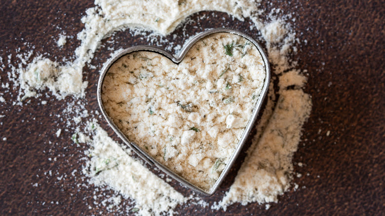 ranch seasoning in heart shape