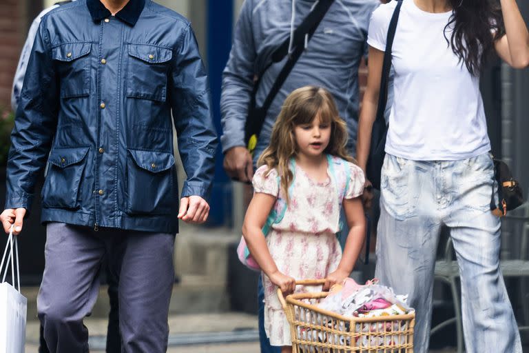 Bradley Cooper e Irina Shayk junto a su hija Lea