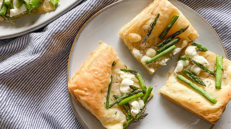 Asparagus Goat Cheese Tart