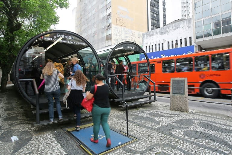 Curitiba's once-innovative public transport system has been copied by 250 cities around the world