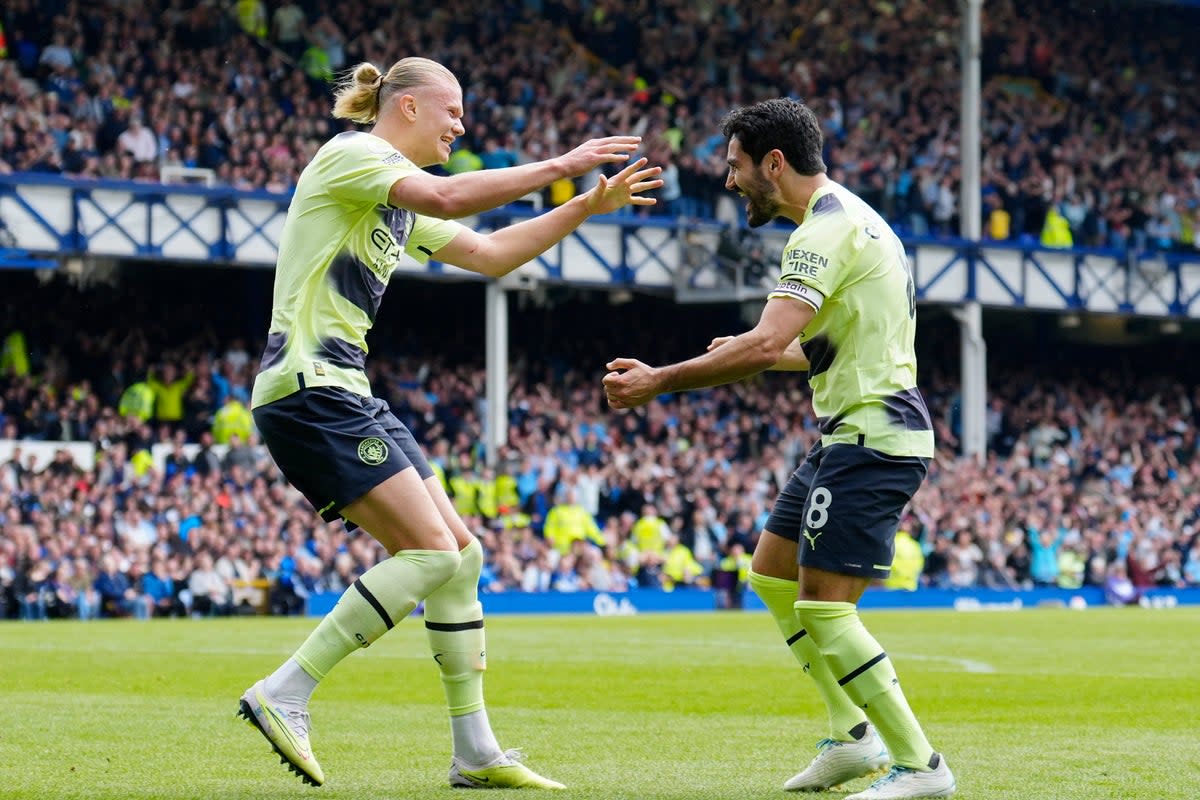 Manchester City are close to securing another Premier League crown  (AP)