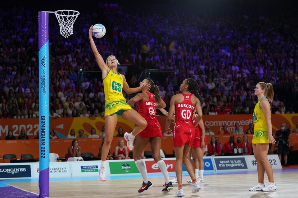 England lost to Australia in their Commonwealth Games netball semi-final ( (PA Wire)