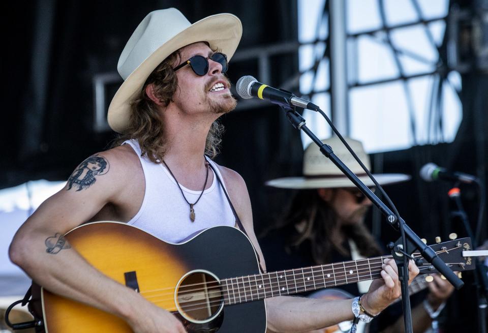 CAAMP performed on the Boom Stage on the second day of Forecastle on July 13, 2019.