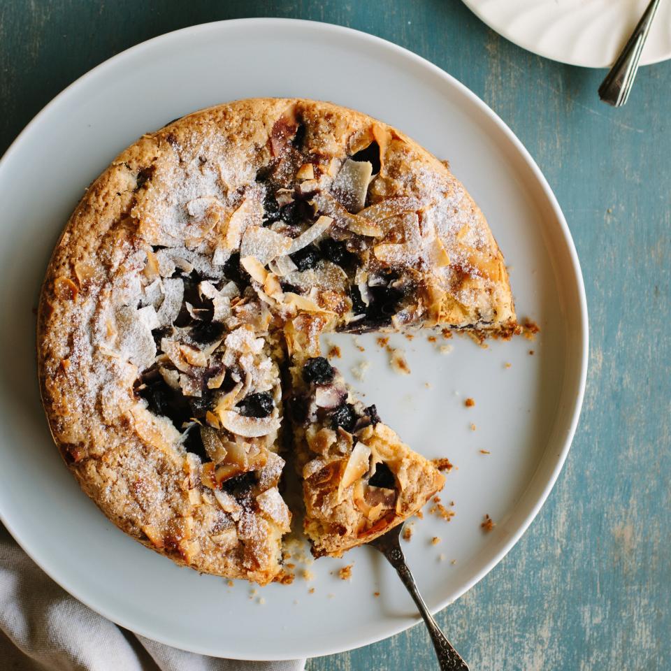 Blueberry, Lemon and Coconut Cake