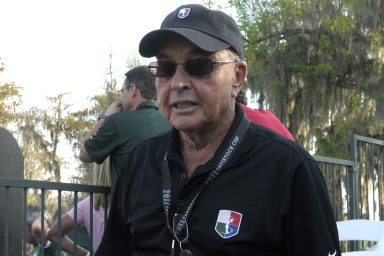 Joe Lewis en un torneo de golf en Florida, en marzo de 2011