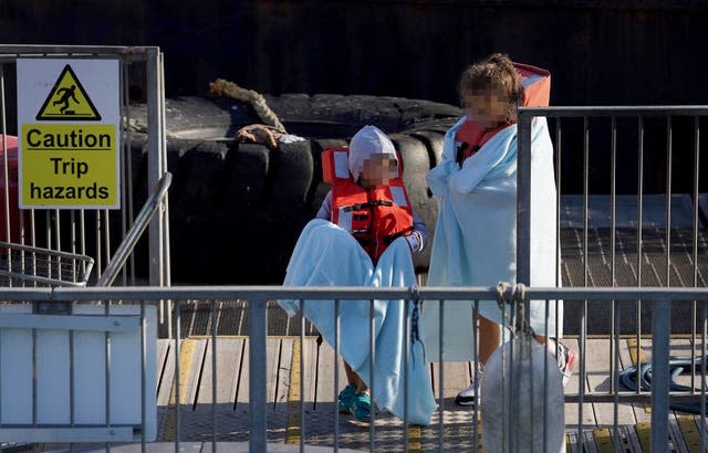 Migrants at Dover