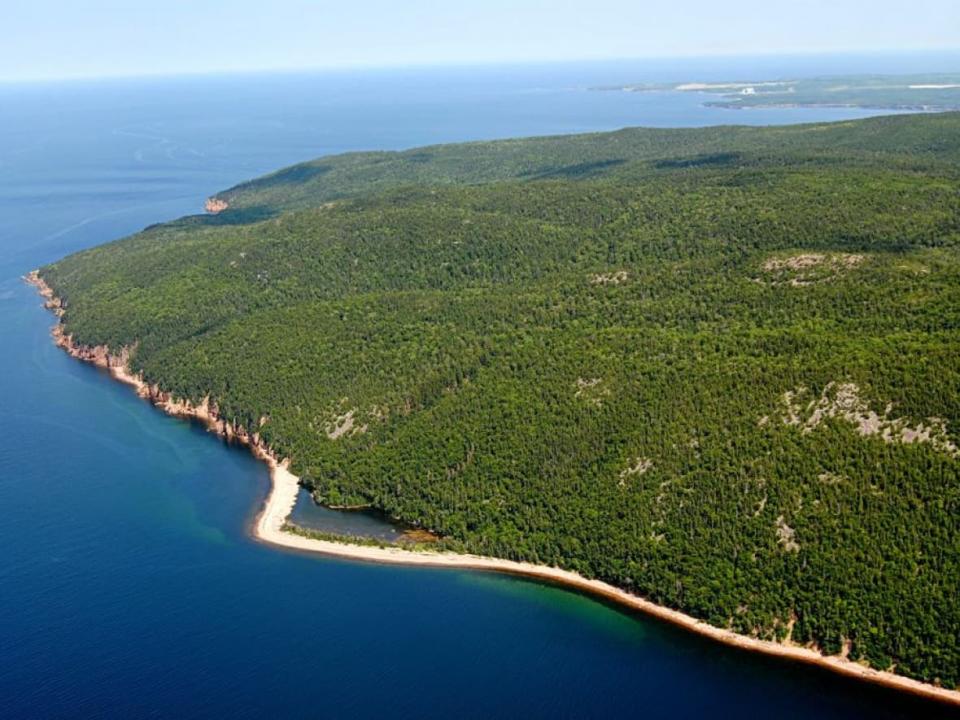 On Wednesday, the Nova Scotia government signed an agreement with the Mi'kmaq of Nova Scotia to share governance of nearly 2,800 hectares of land known as the Kluskap Wilderness Area, found within Kellys Mountain in Victoria County.  (Submitted by Department of Environment and Climate Change - image credit)