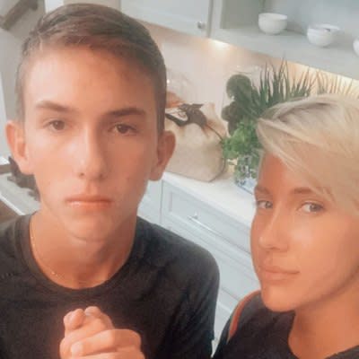 Grayson Chrisley Selfie With Sister Savannah Chrisley