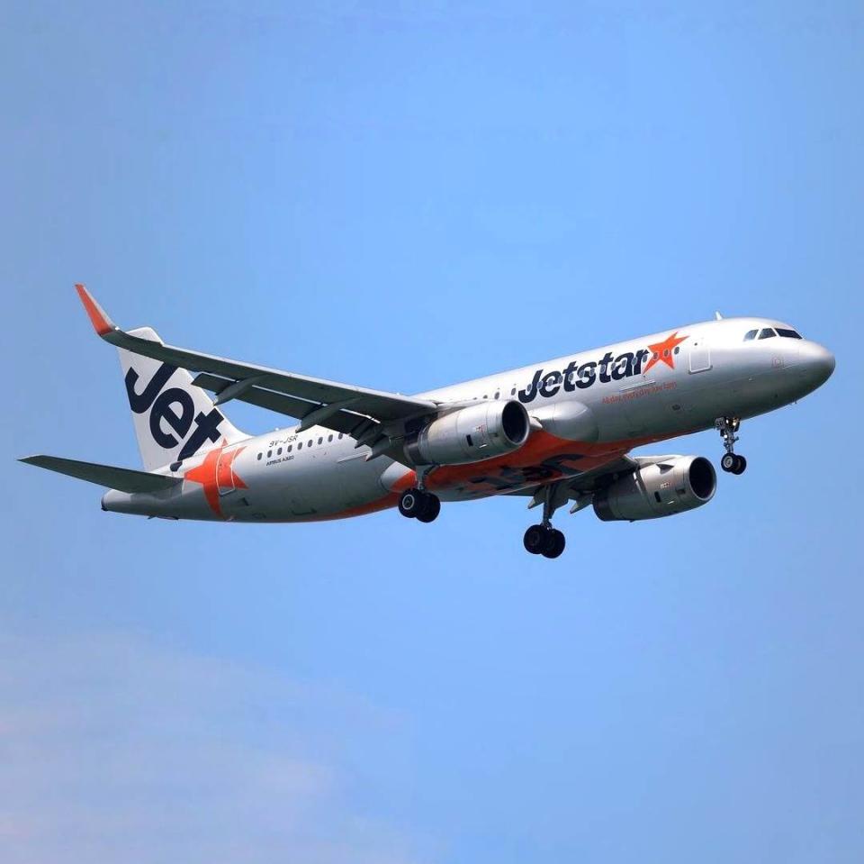 捷星航空示意圖。圖片來源：IG@jetstarasia