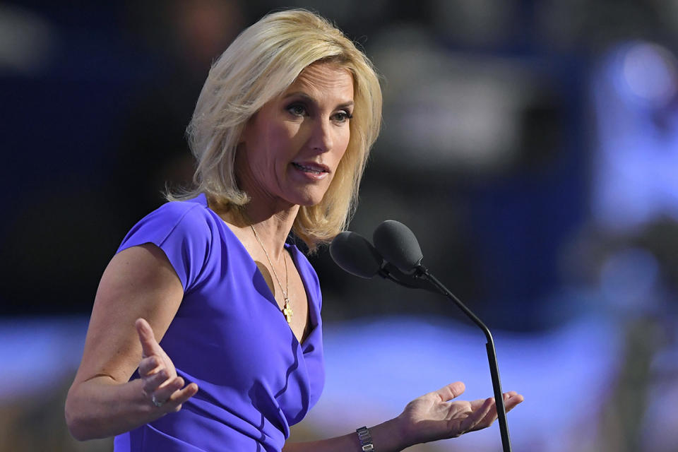Laura Ingraham speaks during the 2019 Republican National Convention.