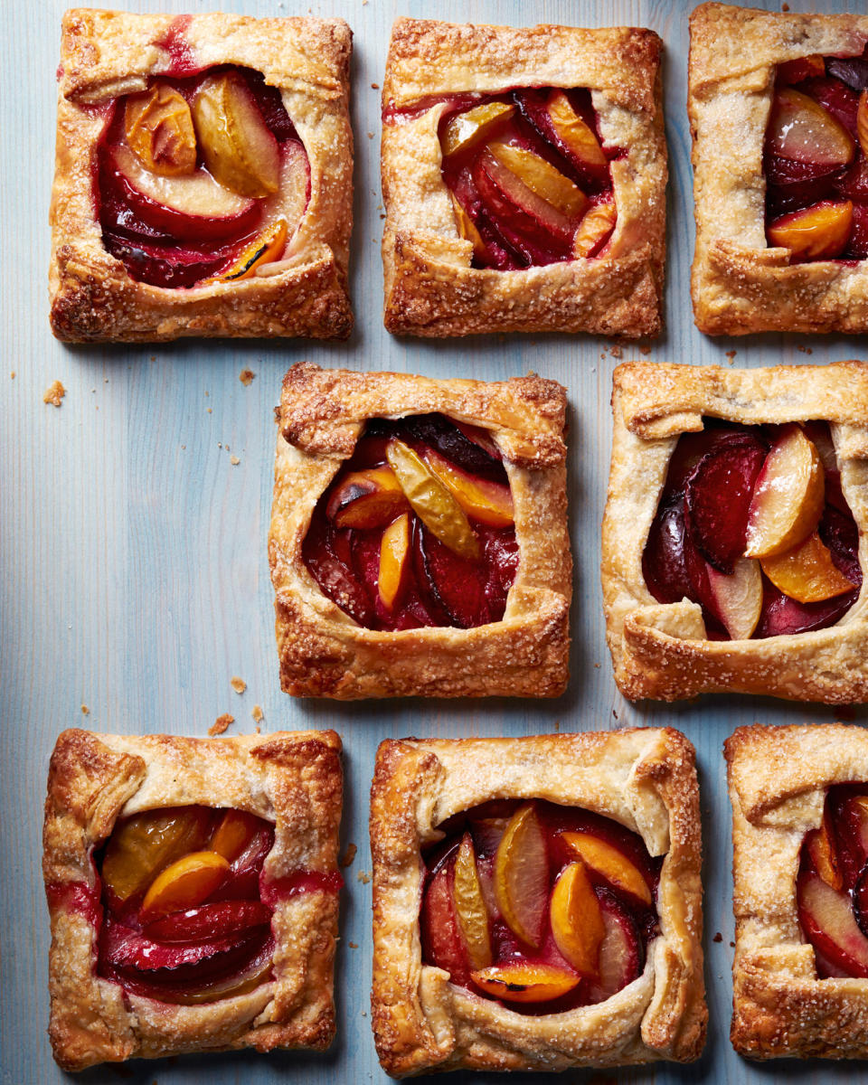 Individual Plum and Almond Galettes