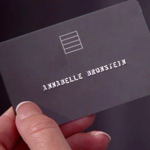 Annabelle Bronstein’s ID card. Courtesy of HBO
