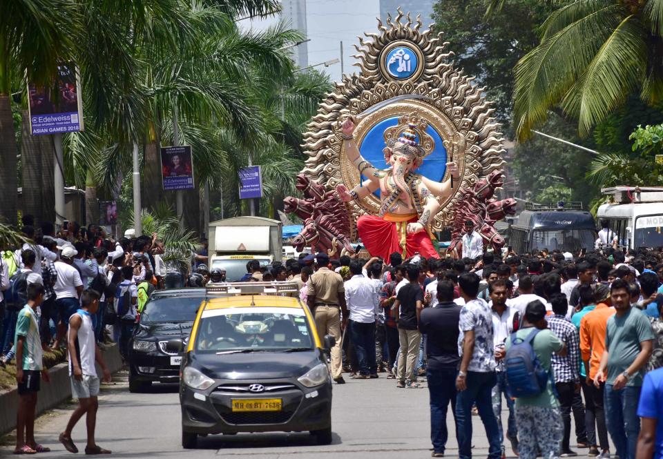 Mumbai celebrates Ganesh Chaturthi
