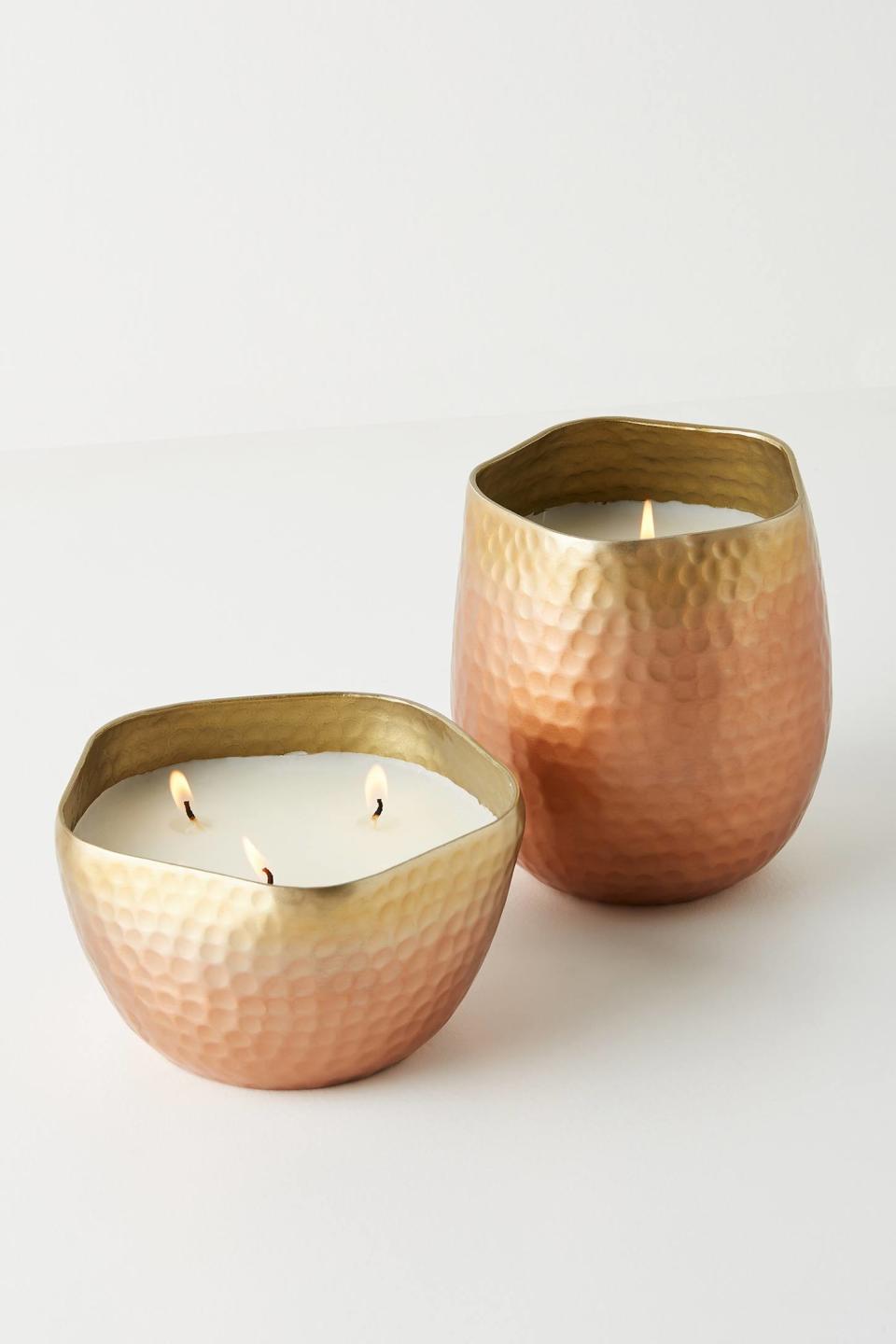 8) Livi Metallic Candle