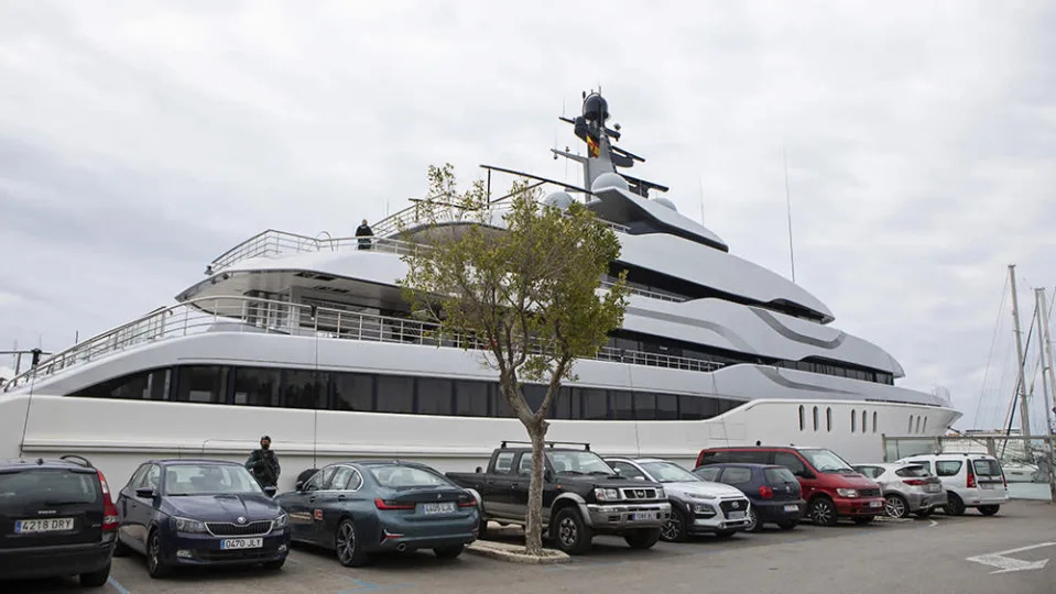 On Monday, the 254-foot yacht Tango was detained in Spain. - Credit: Courtesy Francisco Ubilla