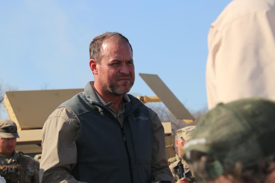 Utah House Speaker Mike Schultz, R-Hooper attends a press conference on border security with Gov. Spencer Cox and 14 other Republican governors at Eagle Pass, Texas, on Sunday, Feb. 4, 2024. | Brigham Tomco, Deseret News