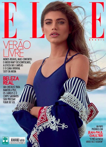 Transgender Model Stuns in Bathing Suit on the Cover of ELLE Brazil