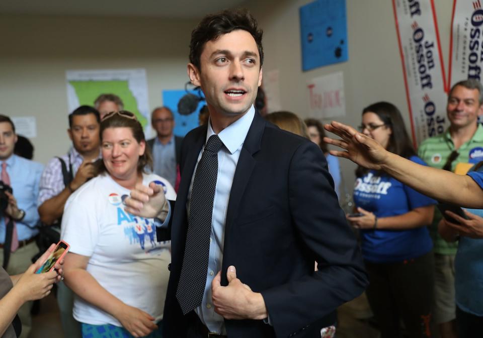 Georgia Democrat Jon Ossoff, headed for a Jan. 5 runoff election for a U.S. Senate seat, is 33 years old.