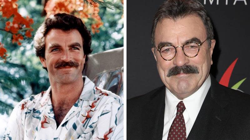 Tom Selleck as Thomas Magnum in the Magnum PI Cast