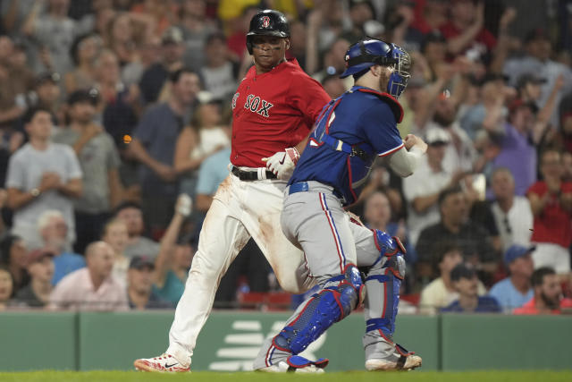 Red Sox burst out for 6 in the 7th, beat the AL West-leading Rangers 10-6 -  The San Diego Union-Tribune