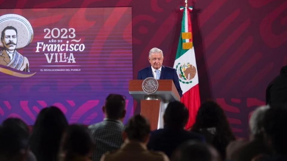 López Obrador en conferencia de prensa