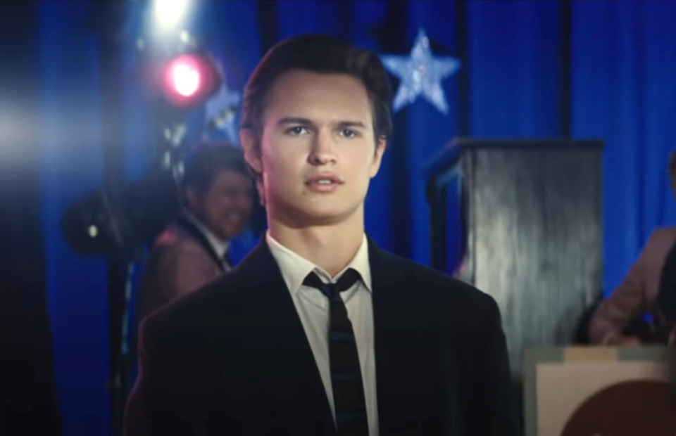 Closeup of Ansel Elgort