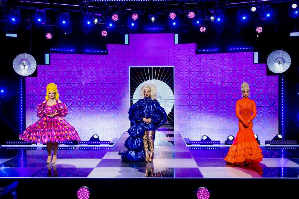 ginger johnson, michael marouli, tomara thomas, rupaul's drag race uk, season 5