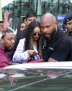 FILE- In this Sunday, Dec. 9, 2018 file photo, singer Beyonce arrives to perform at the wedding of Isha Ambani, the daughter of India's richest mogul, and Anand Piramal, the son of one of India's biggest industrialists, at the airport in Udaipur, India. Beyonce performed at a pre-wedding event Sunday at a 16th-century palace in the Indian city of Udaipur. Guests included Hillary Clinton and a host of Bollywood A-listers. (AP Photo/Rohit Kothari, File)