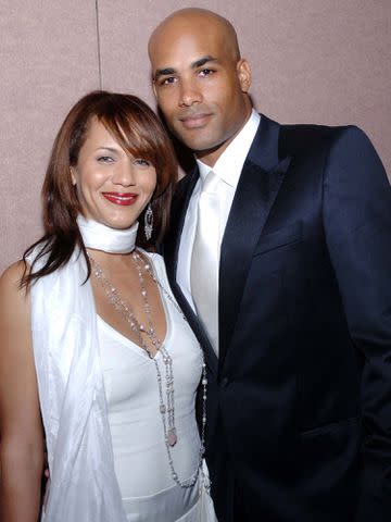 <p>Moses Robinson/WireImage</p> Nicole Ari Parker and her husband Boris Kodjoe